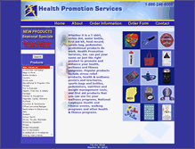 Tablet Screenshot of healthpromo.com